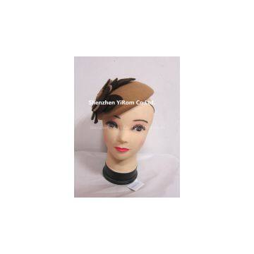 YRFC14193 felt fascinator/ church fascinator/headpiece