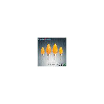 50% discount fot 10th anniversary C7 christmas bulb for tree decoration with E12 base