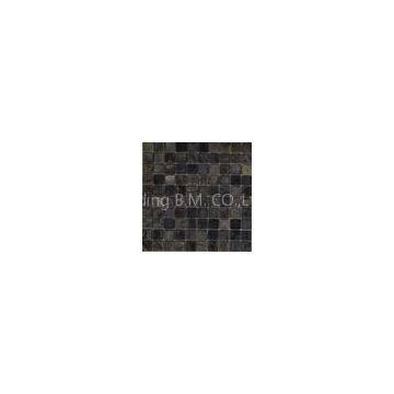 Decorative Ceramic Jade 6mm Glass Mosaic Tiles 15x15mm For Kitchens