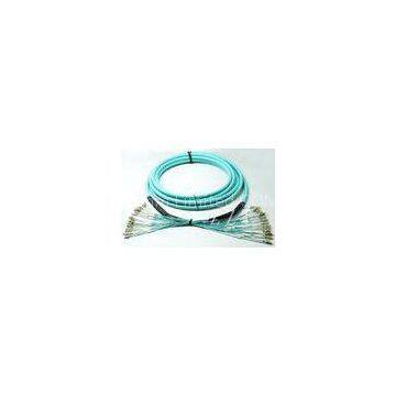 OM4 Multi Core Fiber Optic Patch Cord FTTH With Tight Buffer Cable
