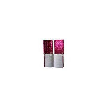 Embossed PU Jacket cover Soft Cover Notebooks with Glue Binding