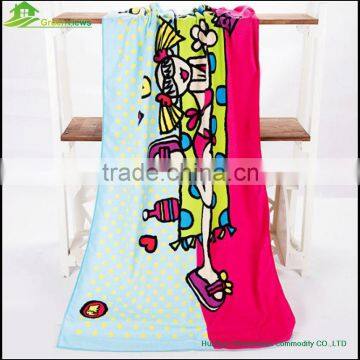 Top quality 80% polyester microfiber beach towel towel clip beach full color printed beach towel