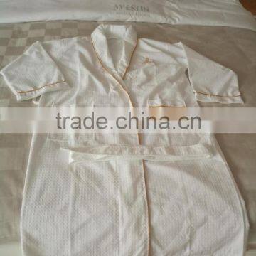 Hotel Mens Waffle Bath Robe 100% Cotton photo-2
