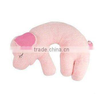 neck pillow pink pig pillow toy