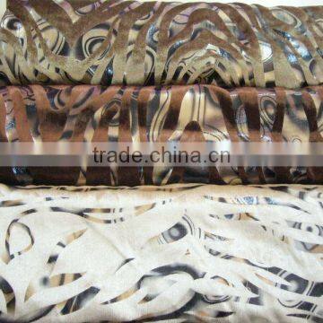 Polyester Sofa Upholstery Velvet Fabric