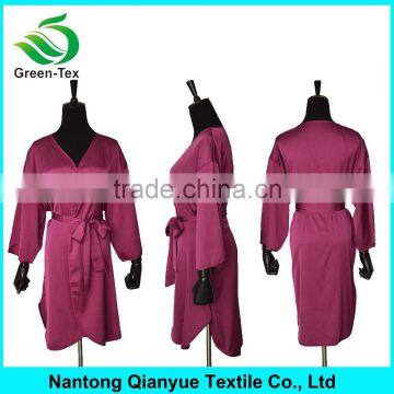 Femme Spandex Satin Chiffon Bath Robe