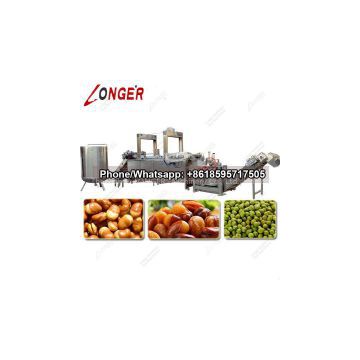 Continuous Peanut Fryer Machine|Pellet Chips Frying Machine