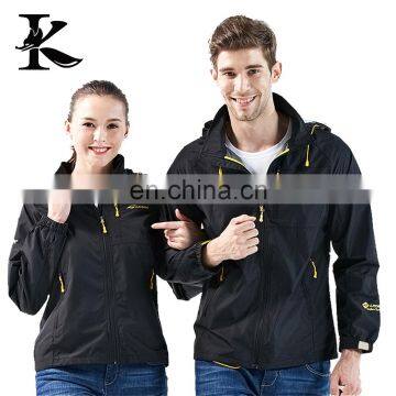 2016 fashion windbreaker waterproof jacket for men &women