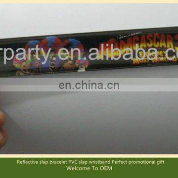 CG-BR342 Popular PVC slap bracelet wristband Perfect promotional gift