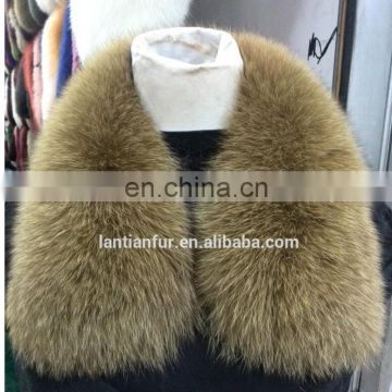 Women's Genuine Fox Fur Collar Scarf Shawl Wrap Attach For Coat & Parka