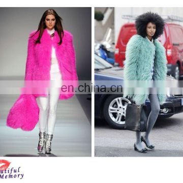 Tibet Sheep Fur Jacket Mongolian Lamb Fur Coat for women with real fur