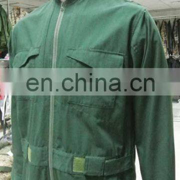 Wholesale Olive Green 100% Cotton Professional Safety Coverall Workwear photo-4