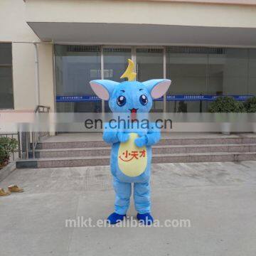 China hot sale cosplay cartoon adult costume blue stitch mascot costume