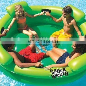 Inflatable floating island, inflatable water floating island, inflatable fun floating island