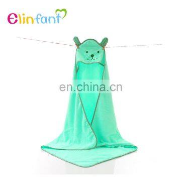 2017 hot sale soft high absorbent 100% cotton hooded baby bath towel