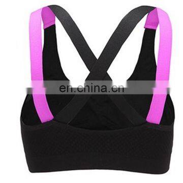 High Quality Backless Cross Fitness Tank Tops Gym Yoga Women Sports Bra