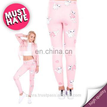 Pussy power kitty slim girl sale casual skinny jogging running high quality cheap gym fashion tights sexy woman leggings