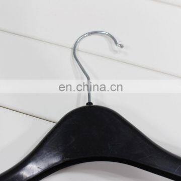 China Supplier Top Class Black Plastic Hanger Coat Hangers photo-3