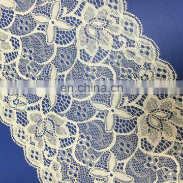 Professional design nylon wide lace trim for sale