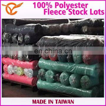 100% Polyester Fleece Athletic Apparel Fabric Stock Lots