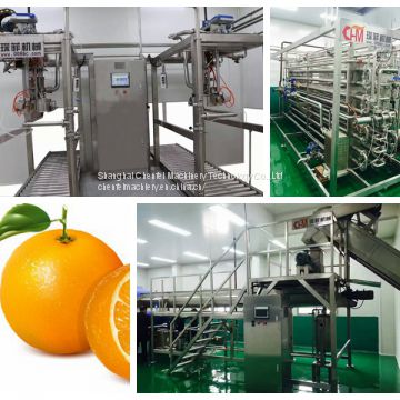 citrus juice processing line