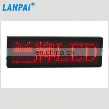 (Direct Manufacturer) USB Rechargeable LED Famous Brand Name Badge, Led Name Card for Worker/Show/shop/waiter/waitress UAE photo-3