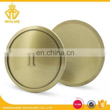 New Design Custom Gold Coin With Continuous Number