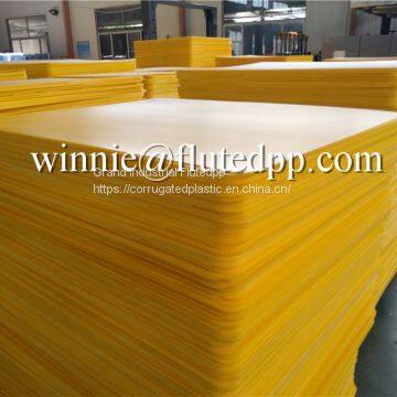 Fluted pp plastic layer pads