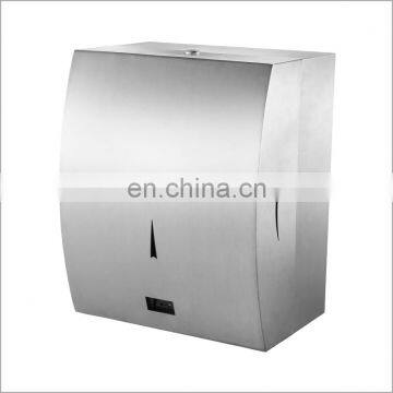 Stainless Steel Surface Hygienic Touchless Sensor Paper Towel Dispenser, 12" Width x 16" Height x 9" Length