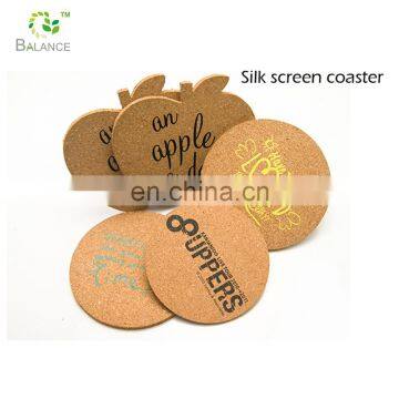 Muticoulour Customized Design Die Cut 100*100mm Wood Coaster Squarecork Coaster photo-2