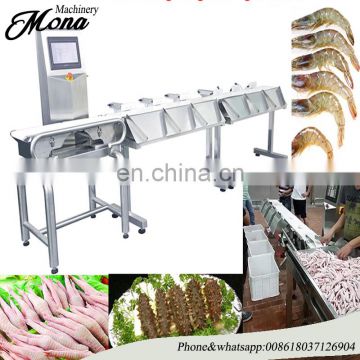 Newest arrival Large Productivity reasonable price Fish/Shrimp sorting machine separator for Shrimp/Fish Selecting machine