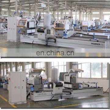 Three Angles Cutting Aluminum Profile CNC Double Head Saw Cutting Machine photo-3