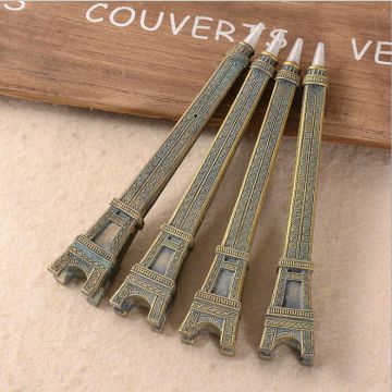 Novelty resin Eiffel Tower ballpoint pen for promotion souvenir gift