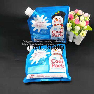 Factory Nozzle Bag/aluminum Foil Ice Bag Customized/picnic Large Capacity Reusable Aluminum Foil Spout Bag photo-5