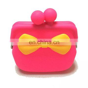 Kisslock Lady Fashion Coin Purse Customized Women Silicone Change Purse Wallet photo-4