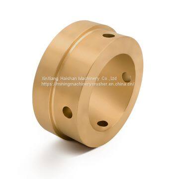 High precision flange copper bush customized by Chinese copper foundry