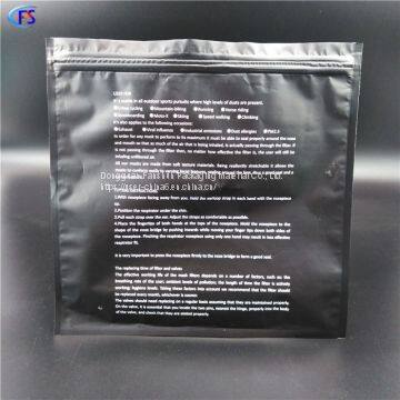 Chinese Manufacturer Produces Glossy Zipper PET/PE Bag for Medical Shoe Covers photo-2