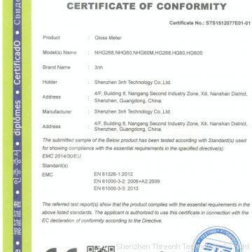 CE Certificate of NHG268.NHG60.NHG60M.HG268.HG60.H