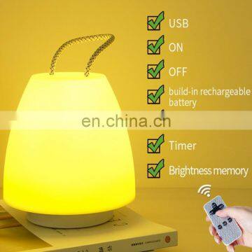 Portable Mushroom Night Light Remote Toggle Switch 3 Color Changing LED For Kids photo-2