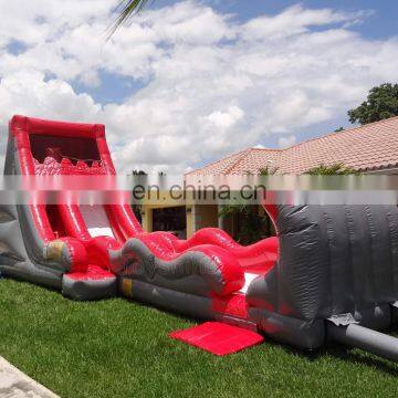 Volcano Inflatable Commercial Water Slides, Factory Cheap Inflatable Slip n slide For Sale