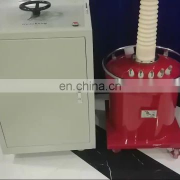 High Quality 50kv 3kva ac  hipot tester High Voltage SF6 gas series type Testing Transformer