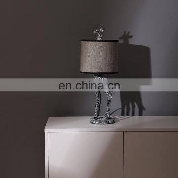 Unique Giraffe Animal Shape Vintage Modern Nightstand Desk Lamps for Hotel Bedroom photo-3