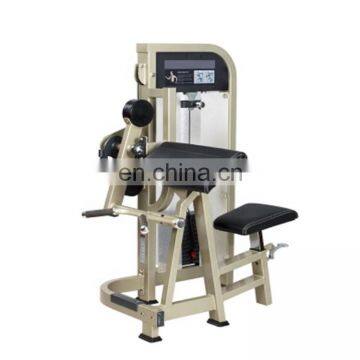 High  Quality Pin Loaded Indoor Body Building Life Fitness Equipment  Weight Fitness Machine Seated Biceps Curl
