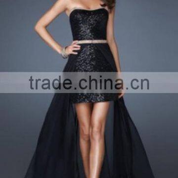 Walson Instyle Sexy black New Formal Long Evening Ball Gown Party Prom Bridesmaid Dress