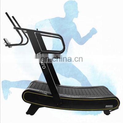 Commercial use self-powered unmotorized curved with high-speed bearing home fitness sport equipment best high quality teadmill