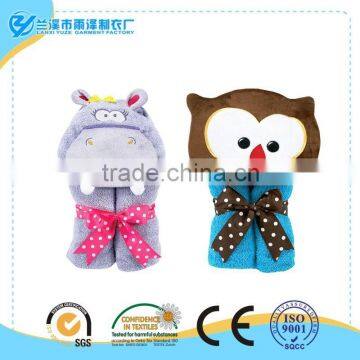 Popular animal shaped baby hooded bath towel, summer bath wrap for boys and girls                        
                                                Quality Choice