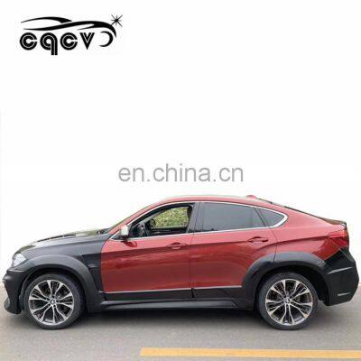 HM Style Wide Body Kit for BMW X6 F16 Car Bumpers Front and Rear Fender