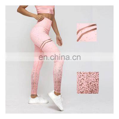 Women Gold Sport Print Legging Leggings With Print Sport No Transparent Exercise Fitness Printed Leggings Women Push Up Workout