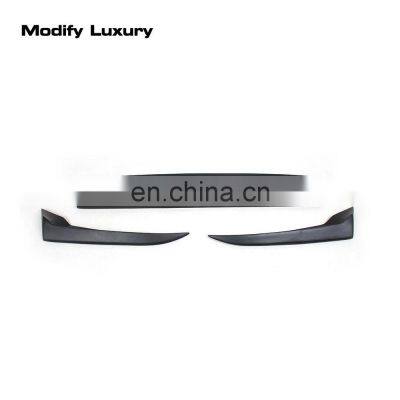 3 PCS/SET ML Design Carbon R20 Front Lip for VW Golf 6 R20