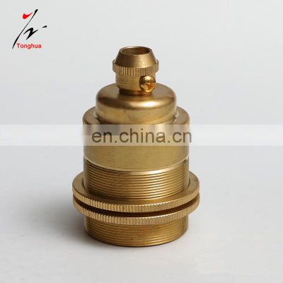 High Quality Brass Lamp Holder E27 Screw Light Bulb Socket